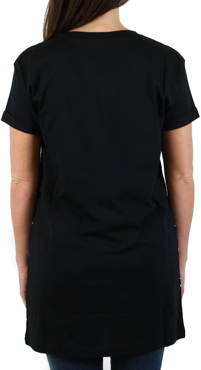 Armani Jeans Printed Letter T-shirt In Black