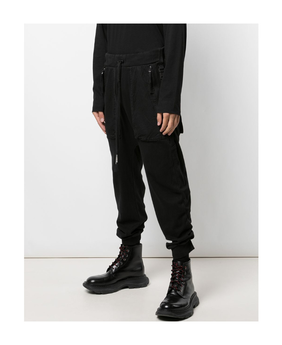 Boris Bidjan Saberi Drop-crotch Track Pants In Black