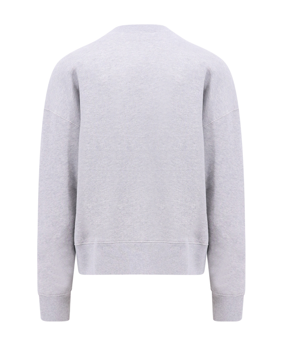 Palm Angels Organic Cotton Sweatshirt With Hunting In The Forest Print In White