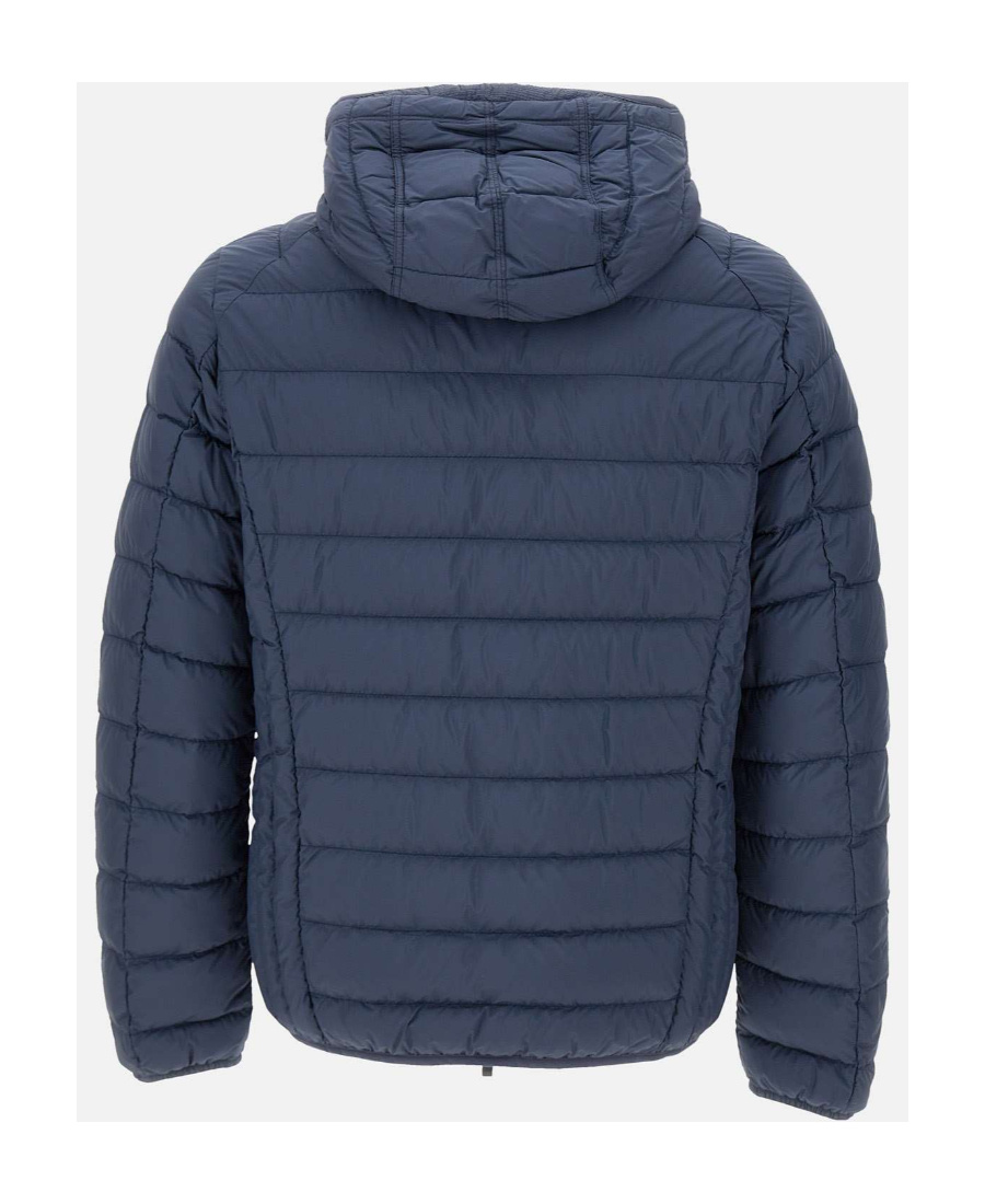 Parajumpers Hooded Down Jacket In Blue