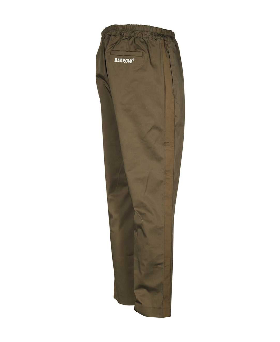 Barrow Elasticated-waist Chino Trousers In Green