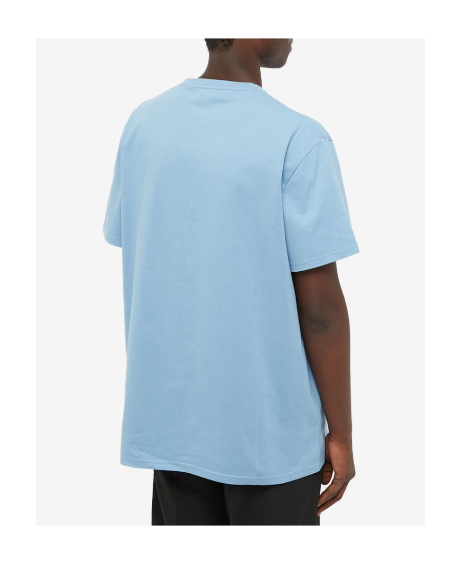 Alexander Mcqueen Logo-print Cotton T-shirt In Blue