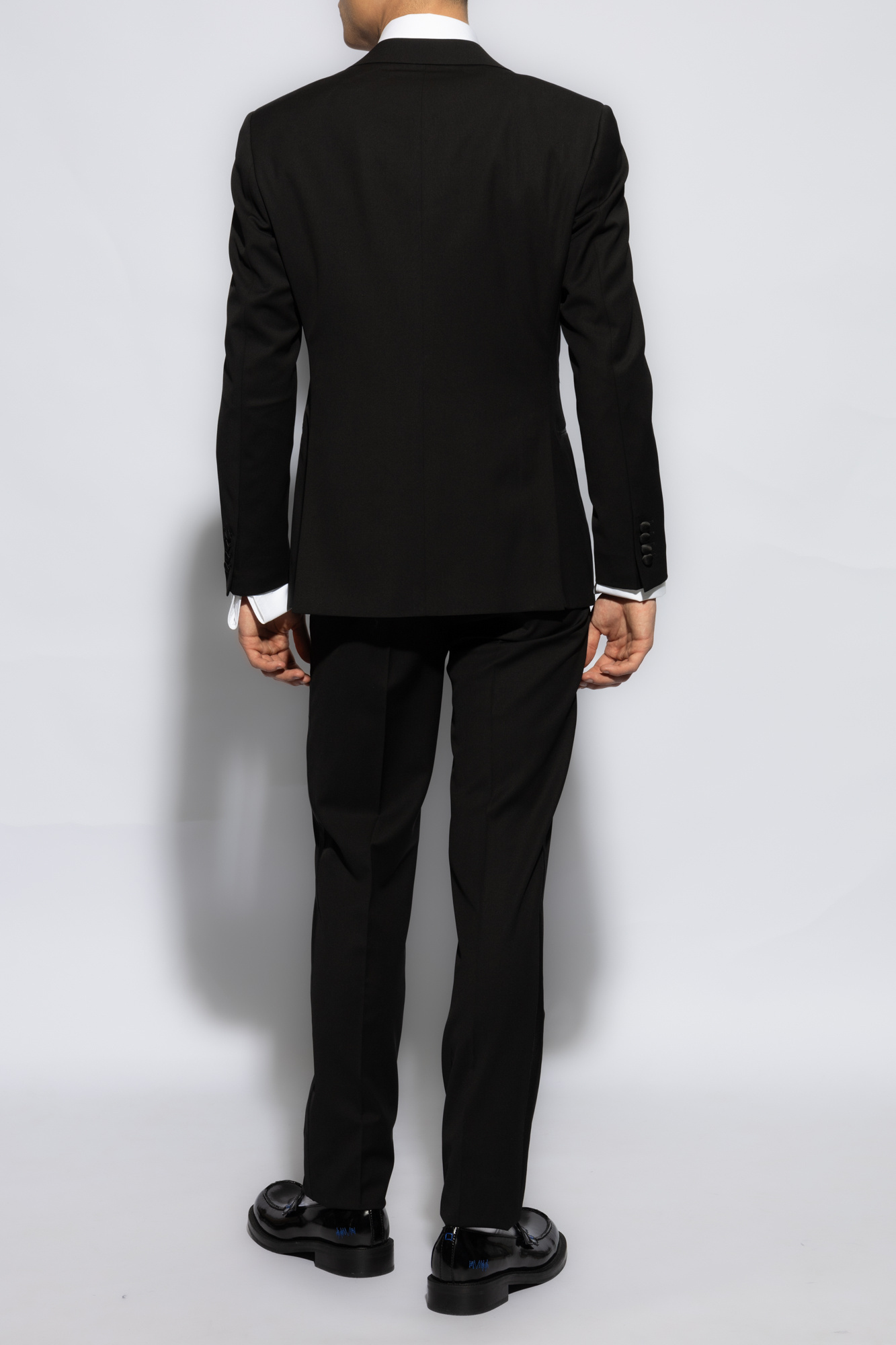 Giorgio Armani Single-breasted Tailored Suit In Black