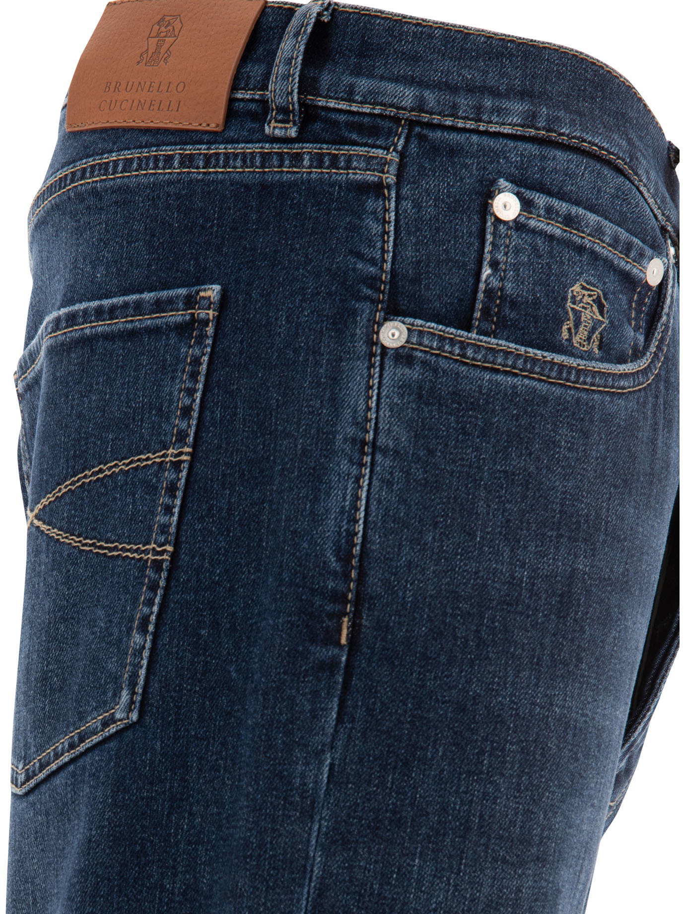 Brunello Cucinelli Mid-rise Tapered Jeans In Black