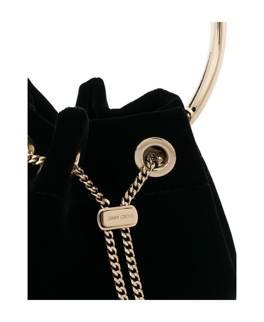 Jimmy Choo Bon Bon Bracelet Bag In Black