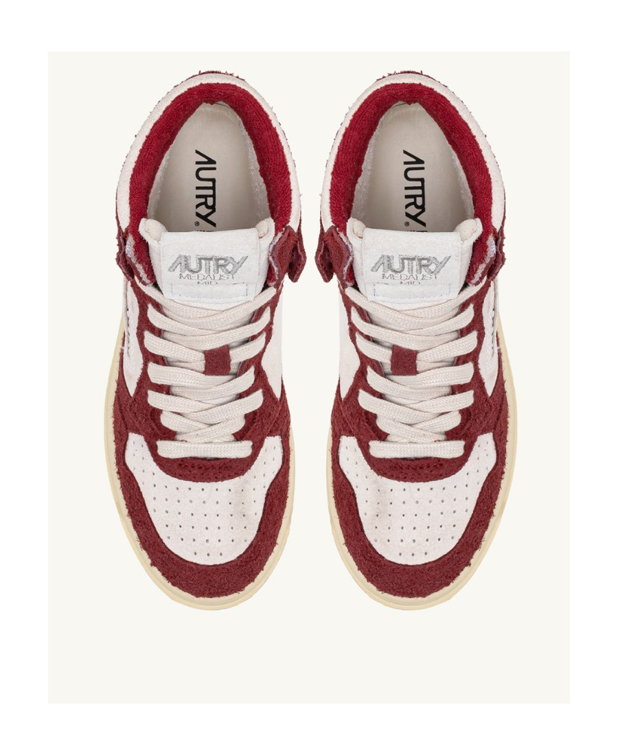 Autry Tie High-top Casual Shoes In Nude