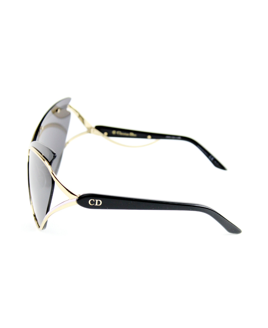 Shop Dior Logo Pilot Sunglasses In Gray