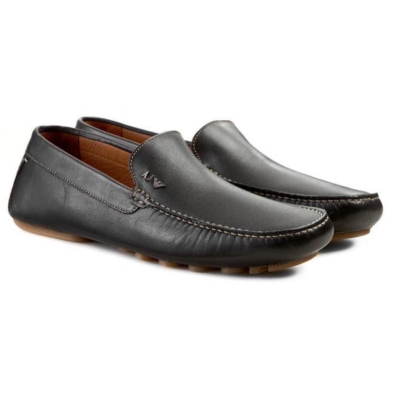 ARMANI JEANS LOGO DETAILS BUSINESS CASUAL SHOES