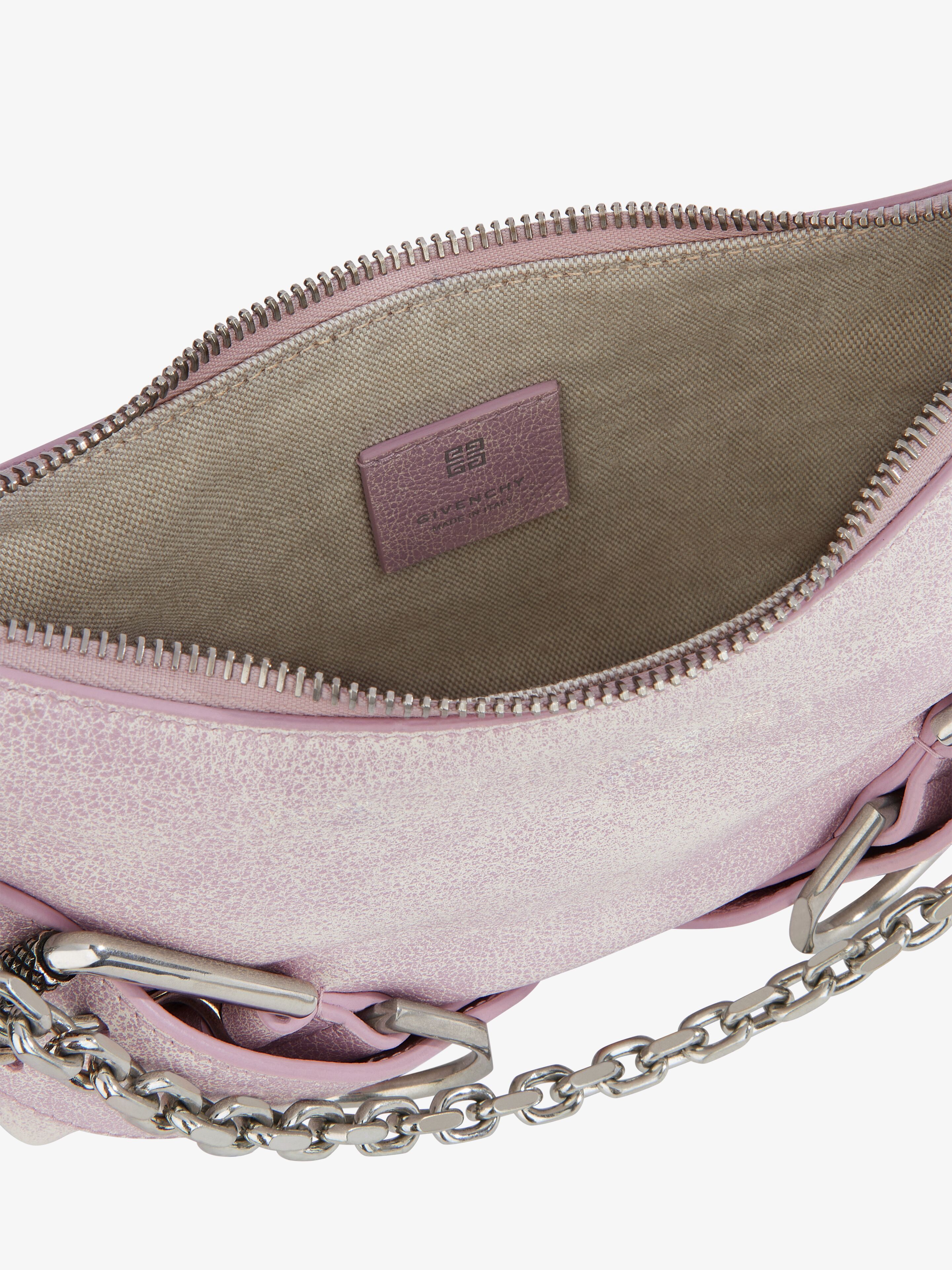 Givenchy Voyou Leather Chain Bag In Pink