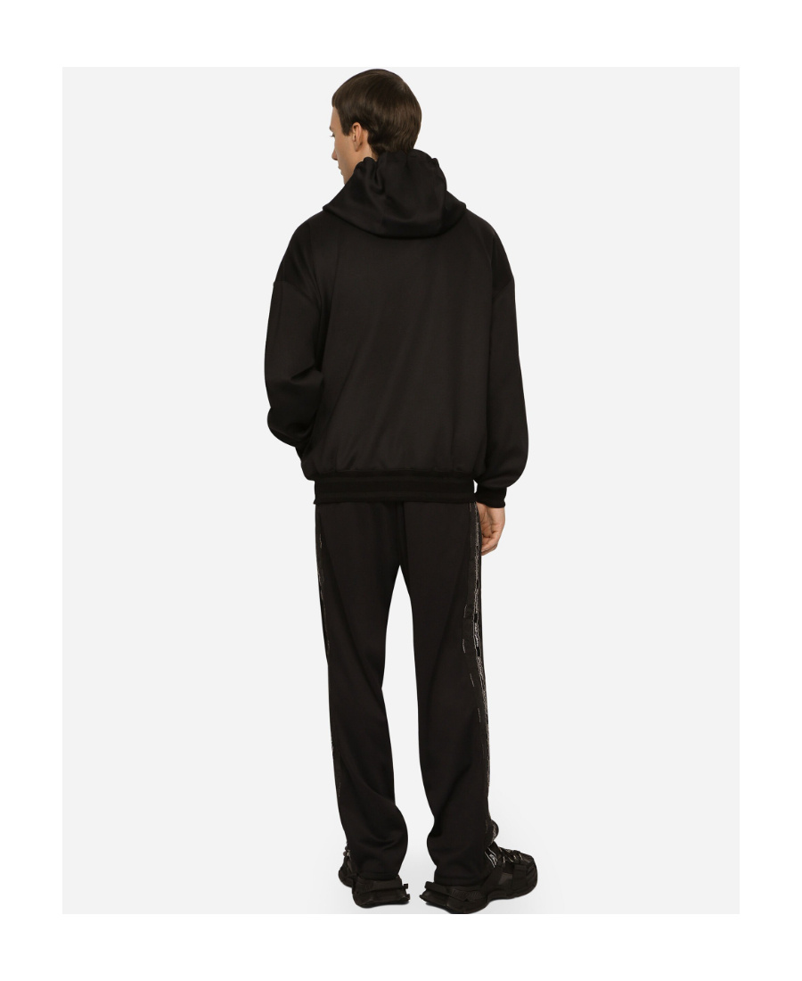 Dolce & Gabbana Reversible Jacket With Branded Tag In Black