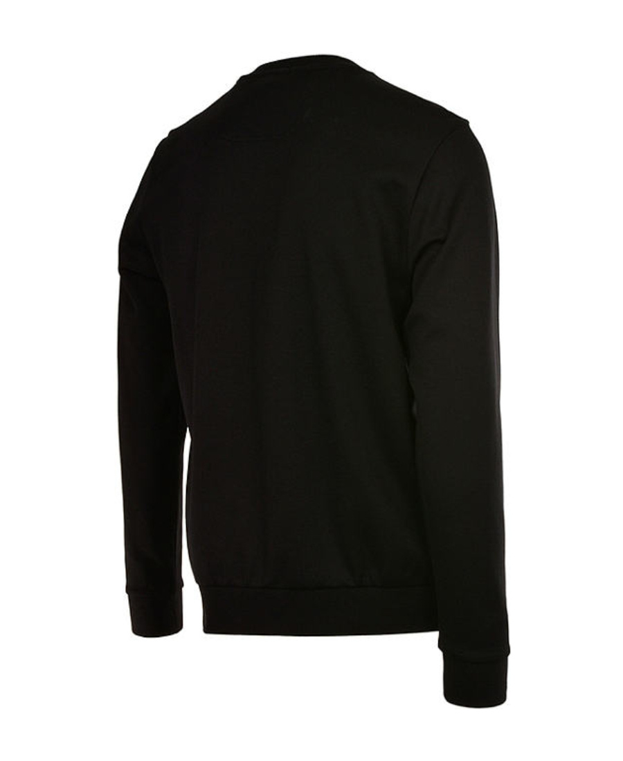 Hugo Boss Colle-neck Color Contrast Sweater In Black