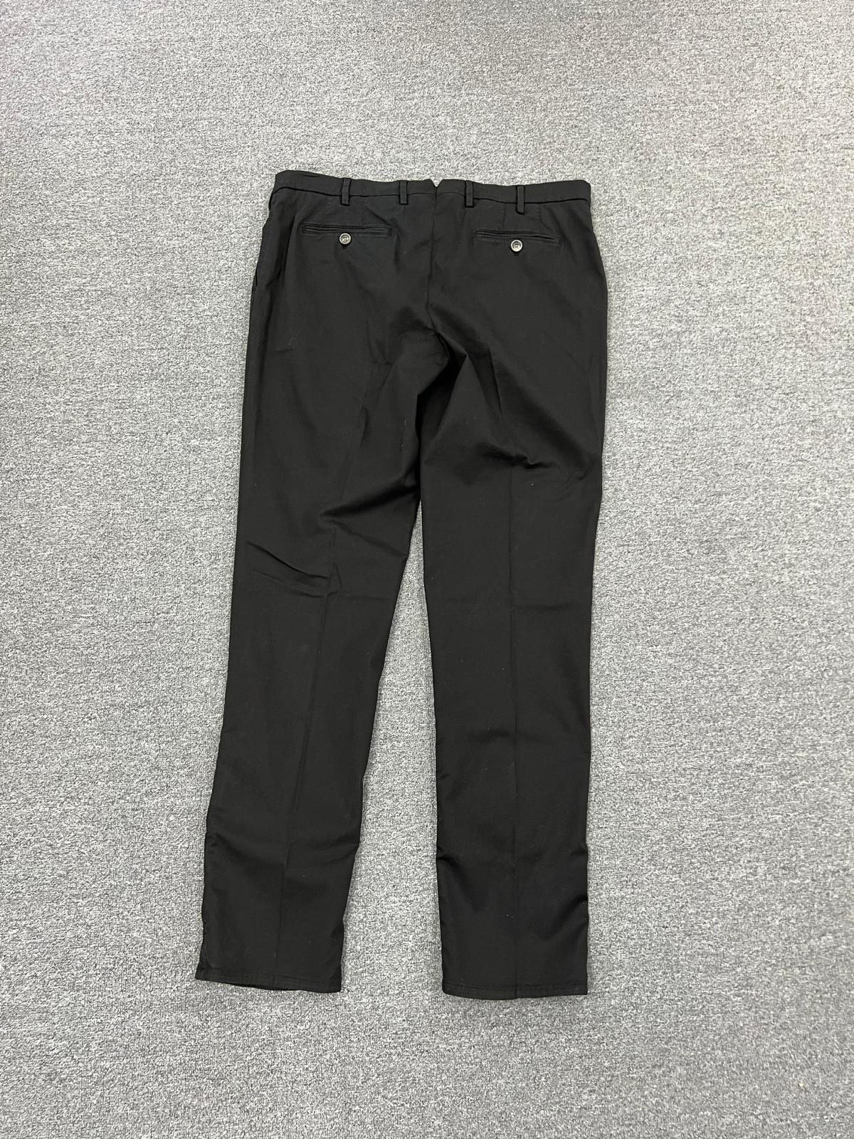 Brunello Cucinelli Twill Tapered Trousers In Black