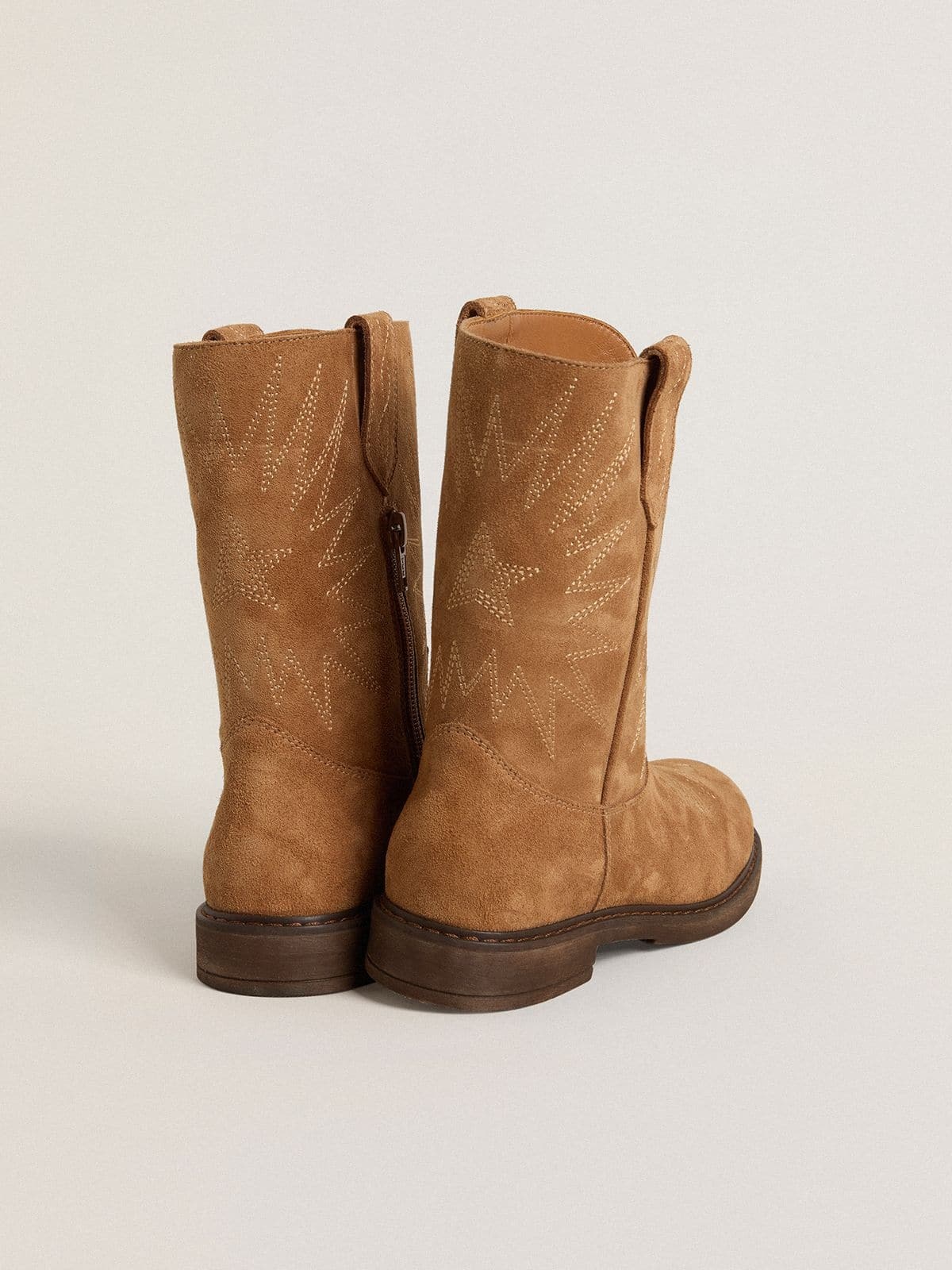 Golden Goose Wish Boots In Brown