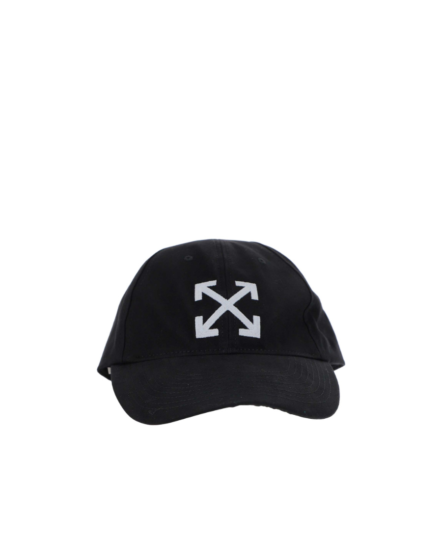 Off-white Arrows-logo Baseball Cap In Black