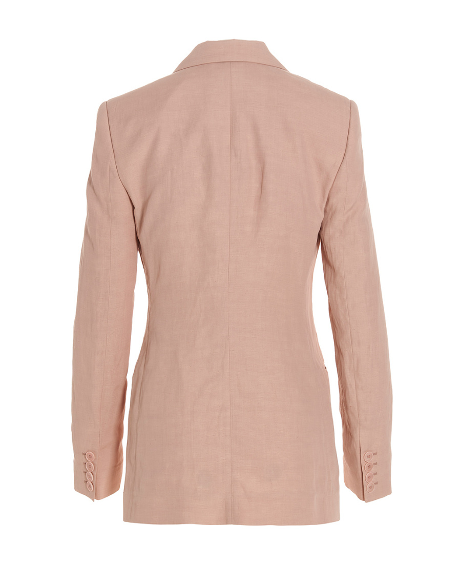 Stella Mccartney Double-breasted Tailored Blazer In Nude