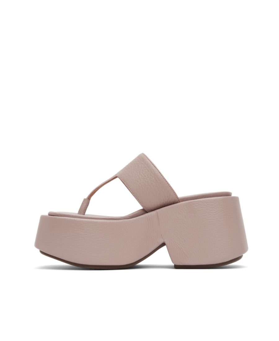 Marsèll Pink Zeppo Infradito Sandals In Nude