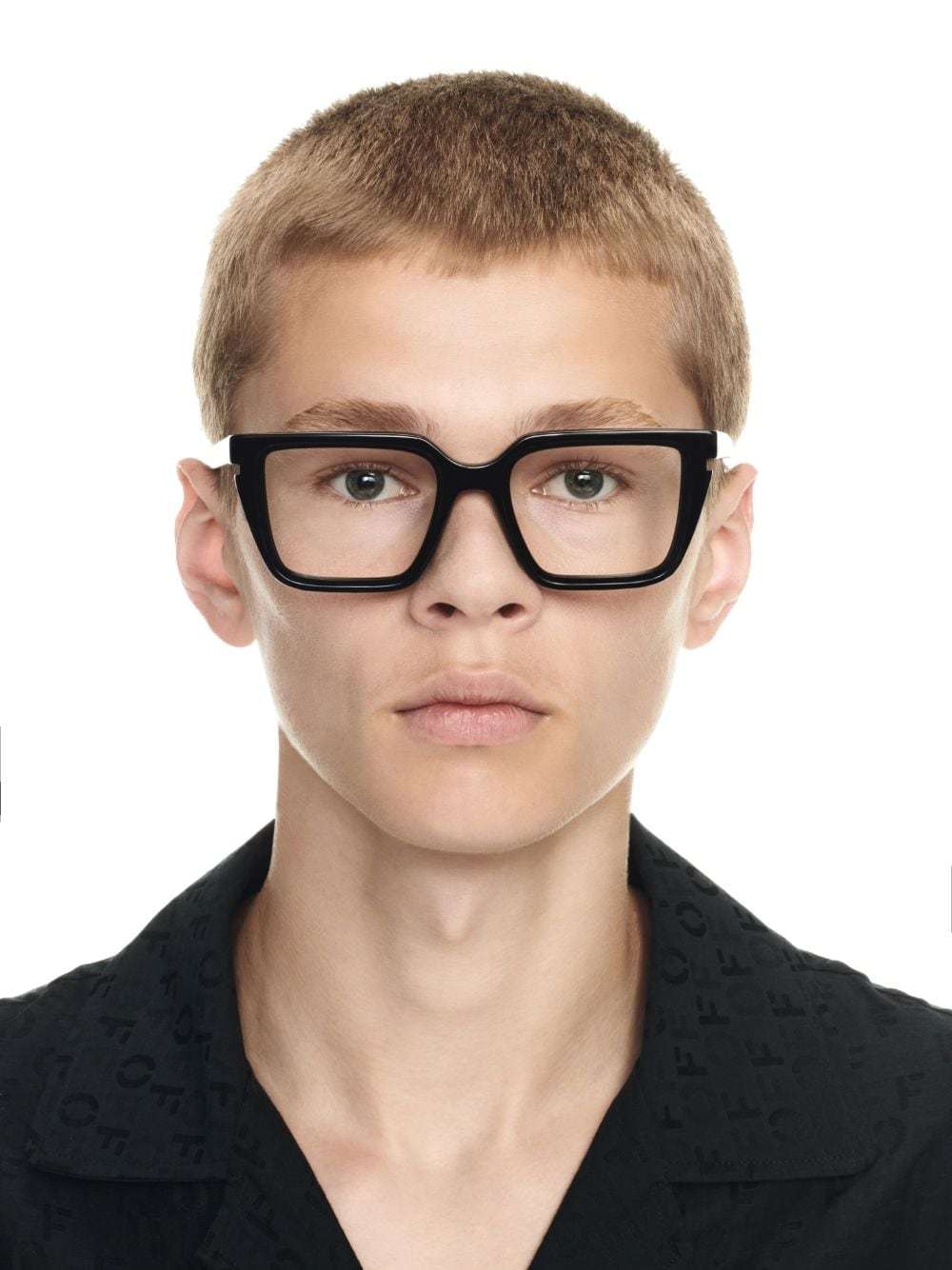Off-white Optical Style 52 Glasses In Black