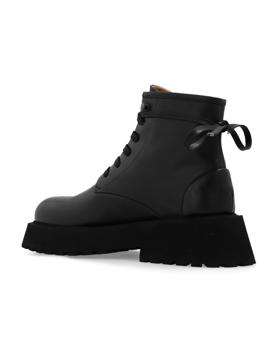 MARSÈLL 60MM LEATHER LACE-UP BOOTS