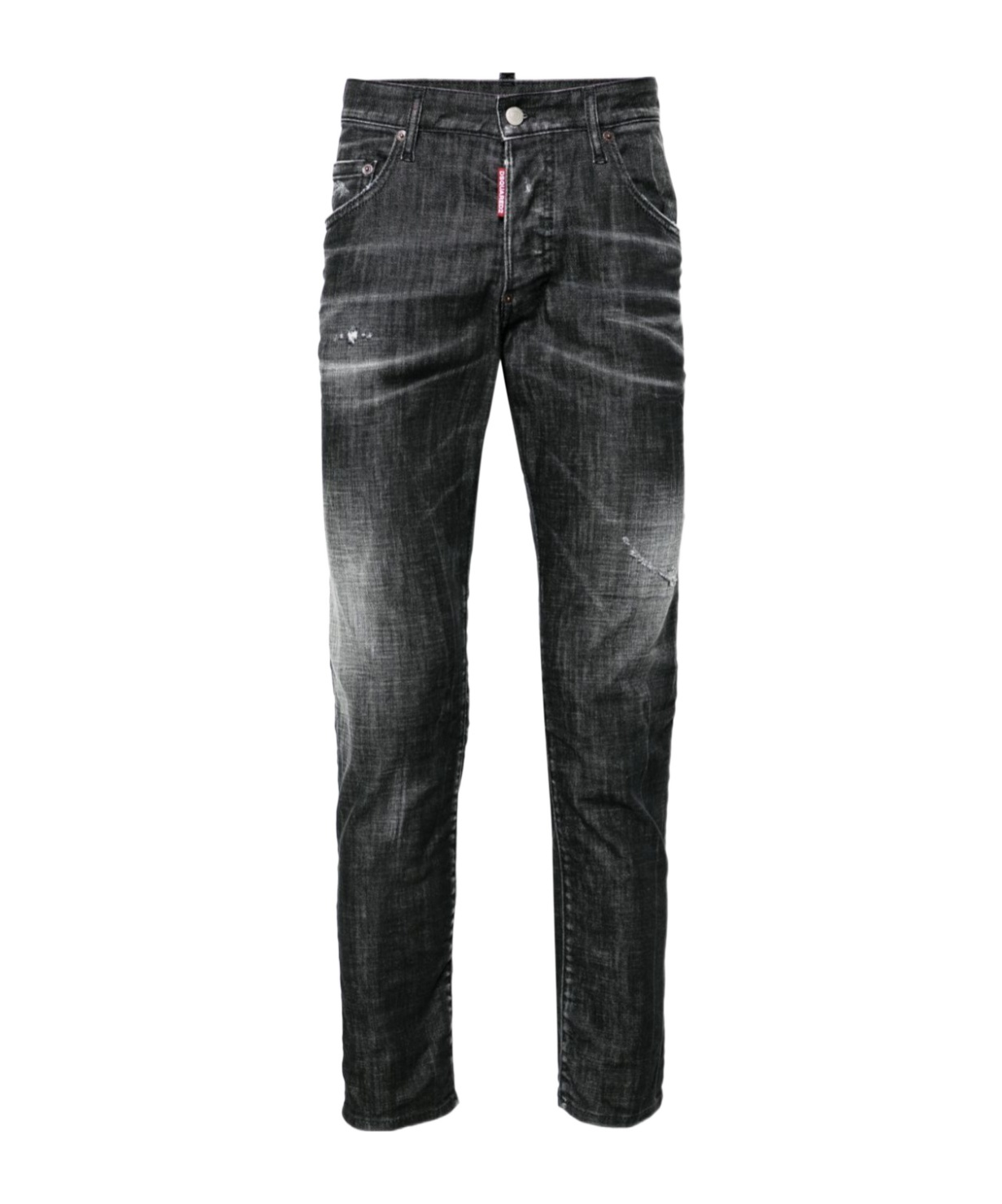 Dsquared2 Sexy Twist Skinny Jeans In Black