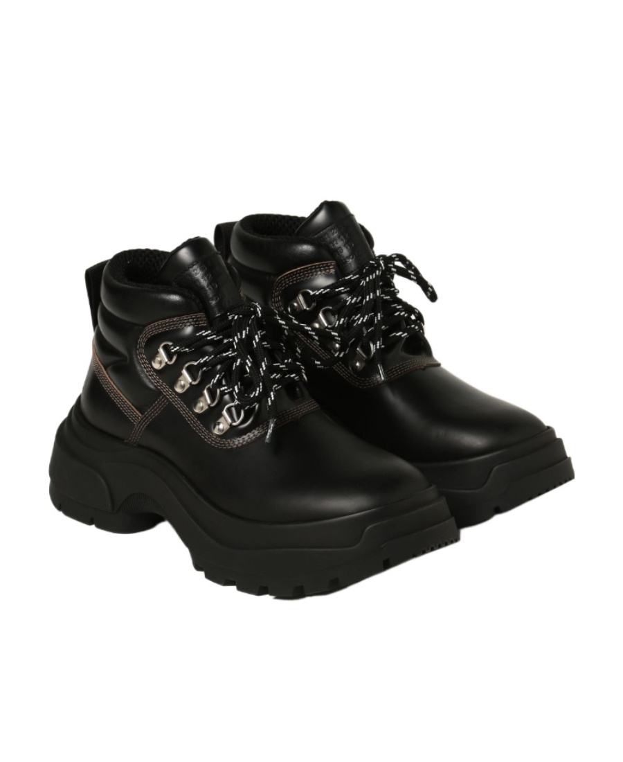 Maison Margiela Lace-up Boots In Black