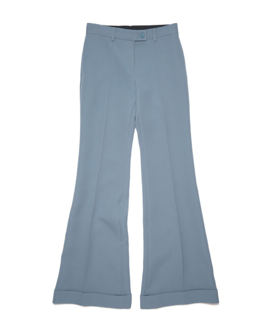 Acne Studios High-waisted Trousers In Blue