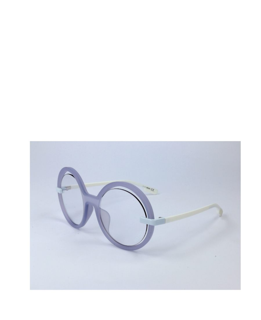 Kenzo Round Logo Sunglasses In Purple