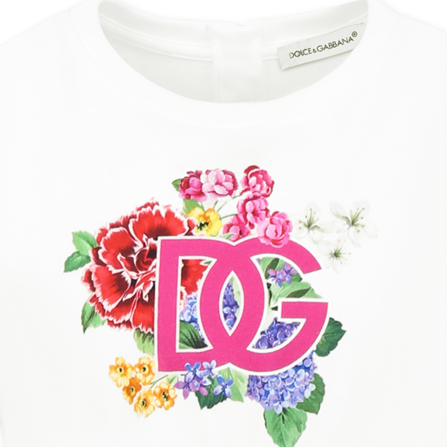 Dolce & Gabbana Short Sleeve Dress In Blue