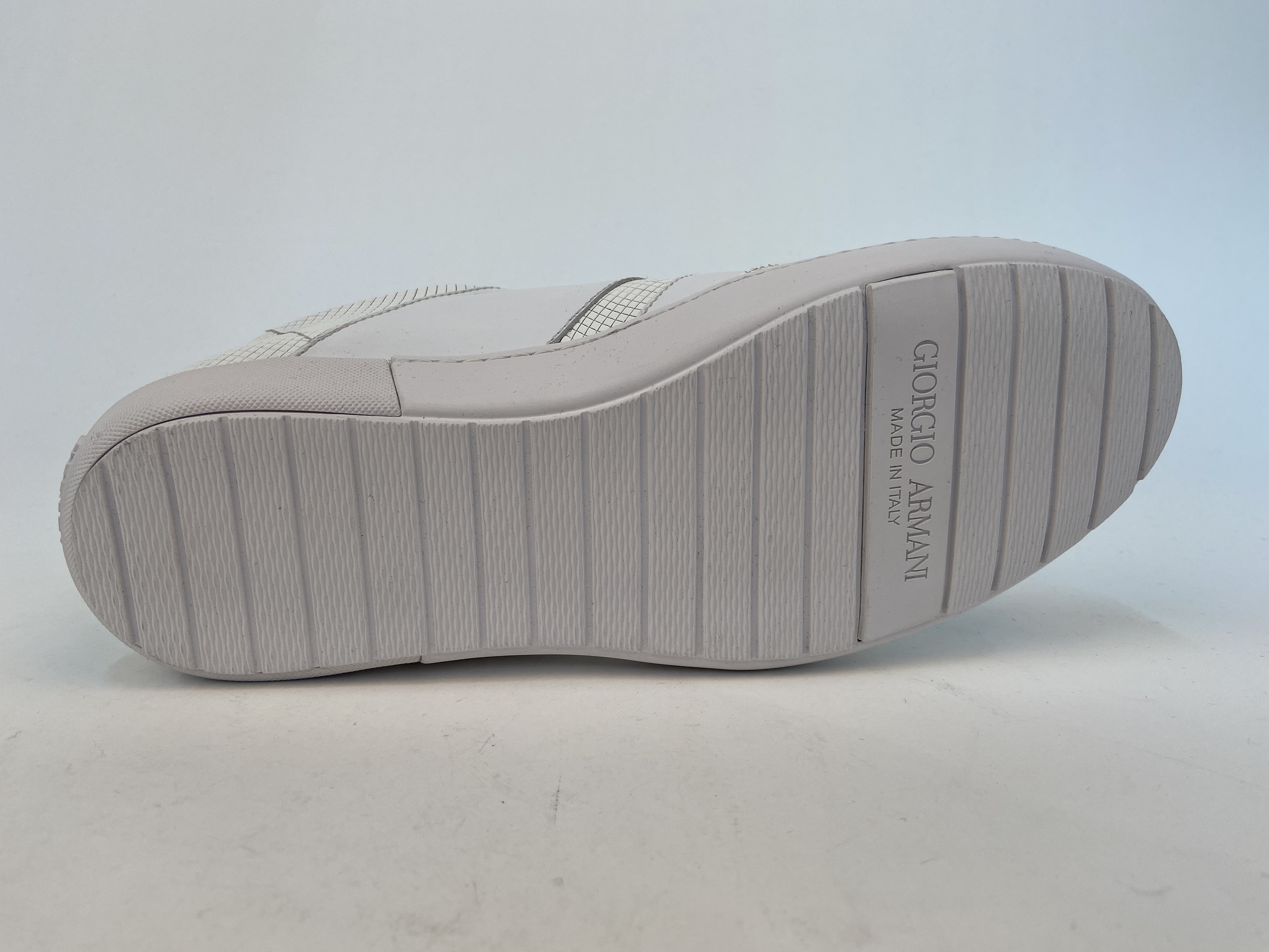 Giorgio Armani Logo Casual Sports Shoes In Gray
