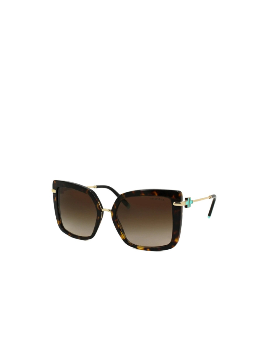 Tiffany & Co Geometric Frame Sunglasses In Green