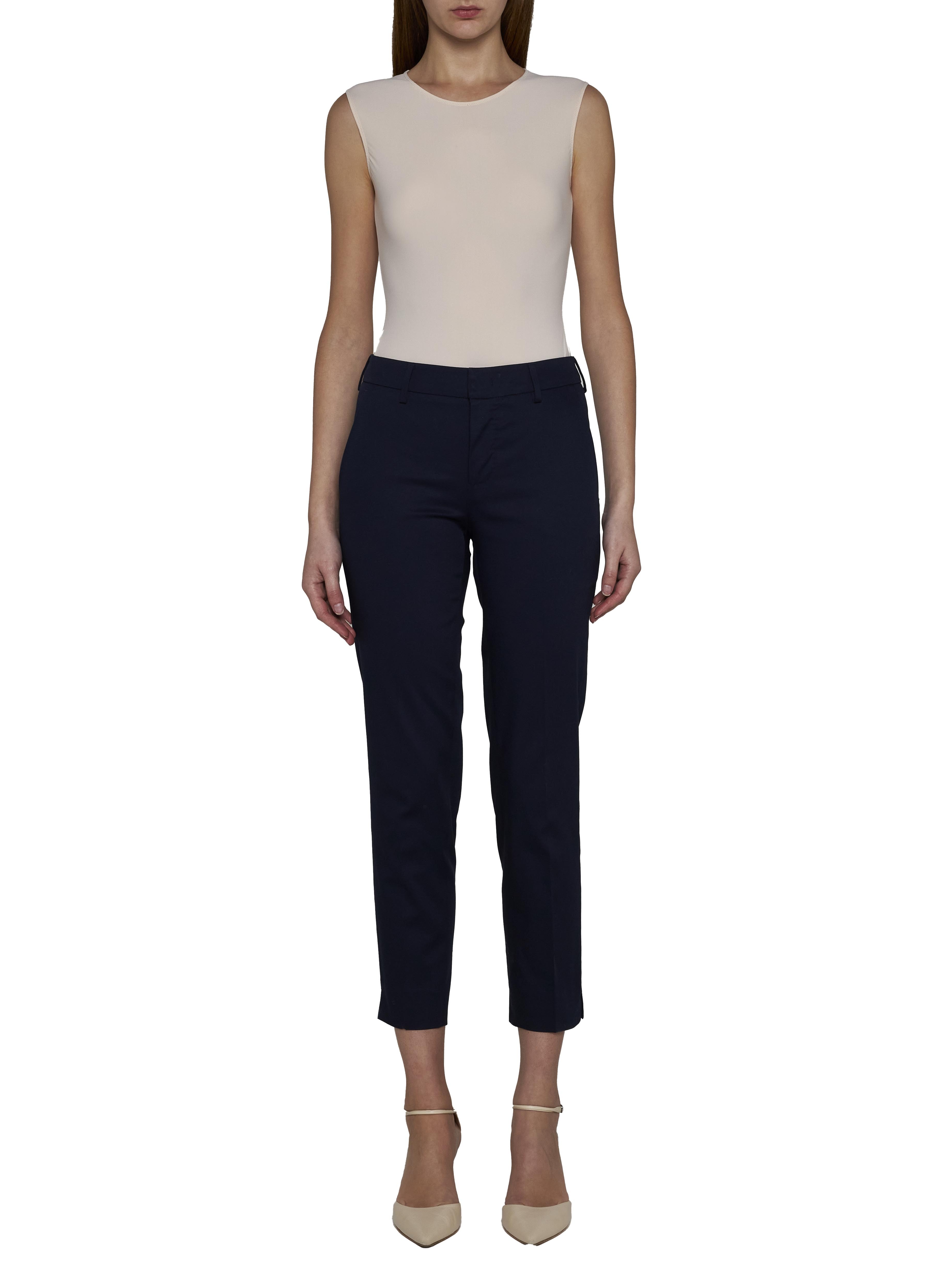 Pt Torino Tapered-leg Tailored Trousers In Black