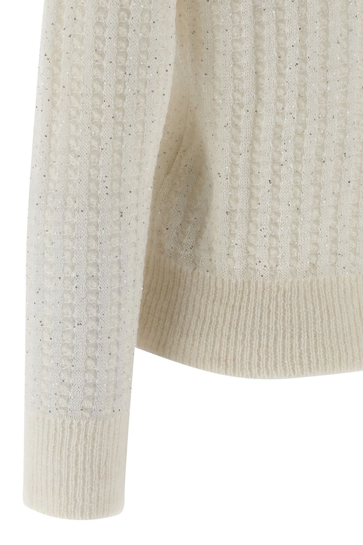 Peserico Tricot Cardigan Sweaters And Cardigans White In Neutral