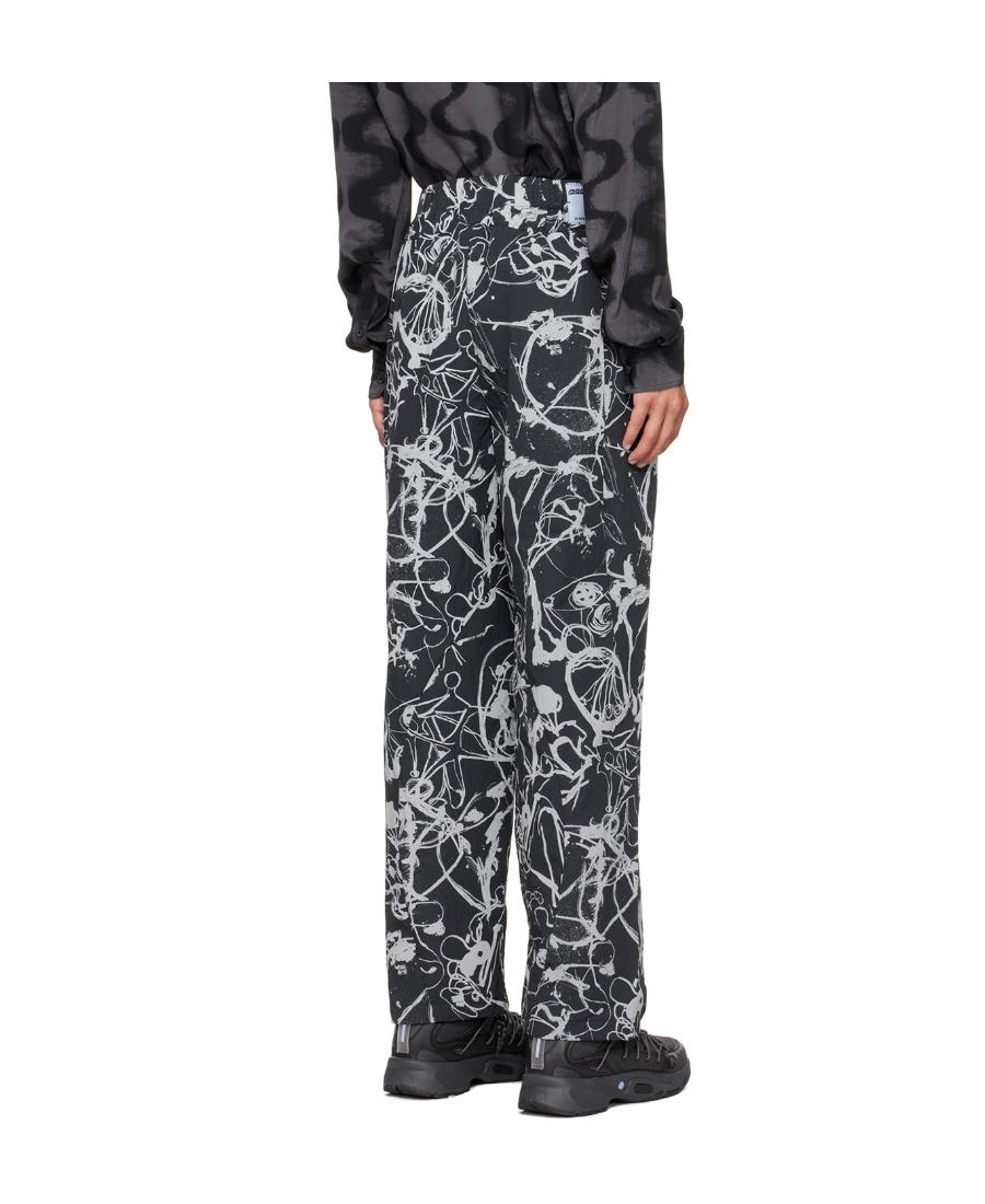 Mcq By Alexander Mcqueen Black Cyber Lounge Pants In Black