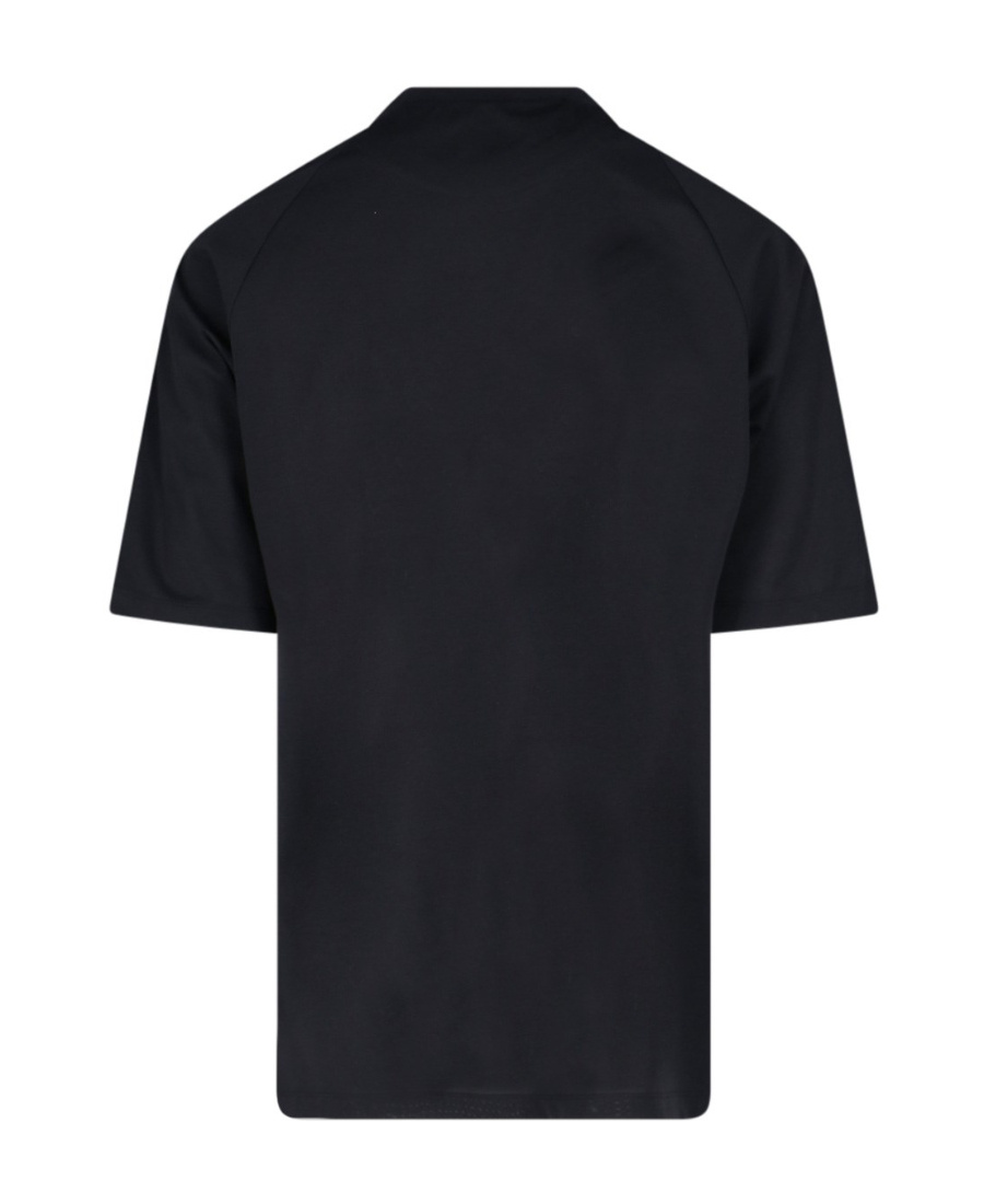 Y-3 3-stripes Cotton-blend Jersey T-shirt In Black