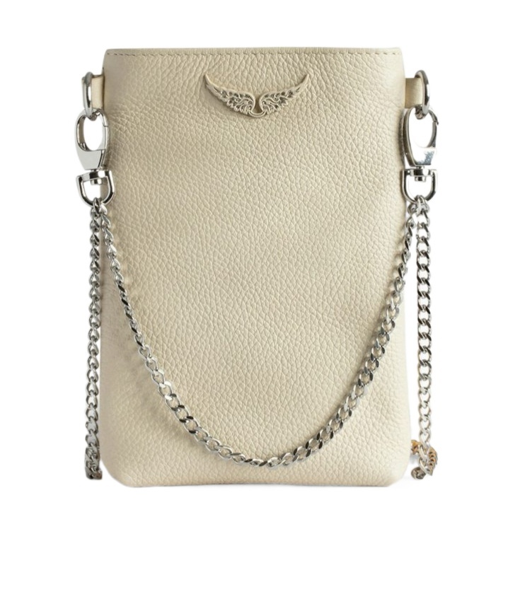 Zadig & Voltaire Rectangular Shoulder Bag In Nude