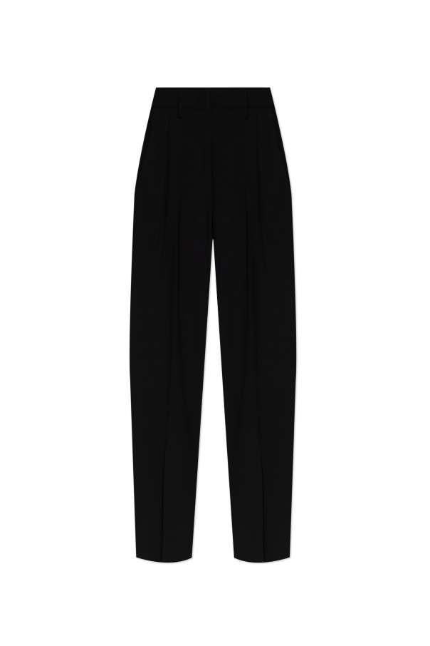 Forte Forte Vela Pleated Trousers In Black