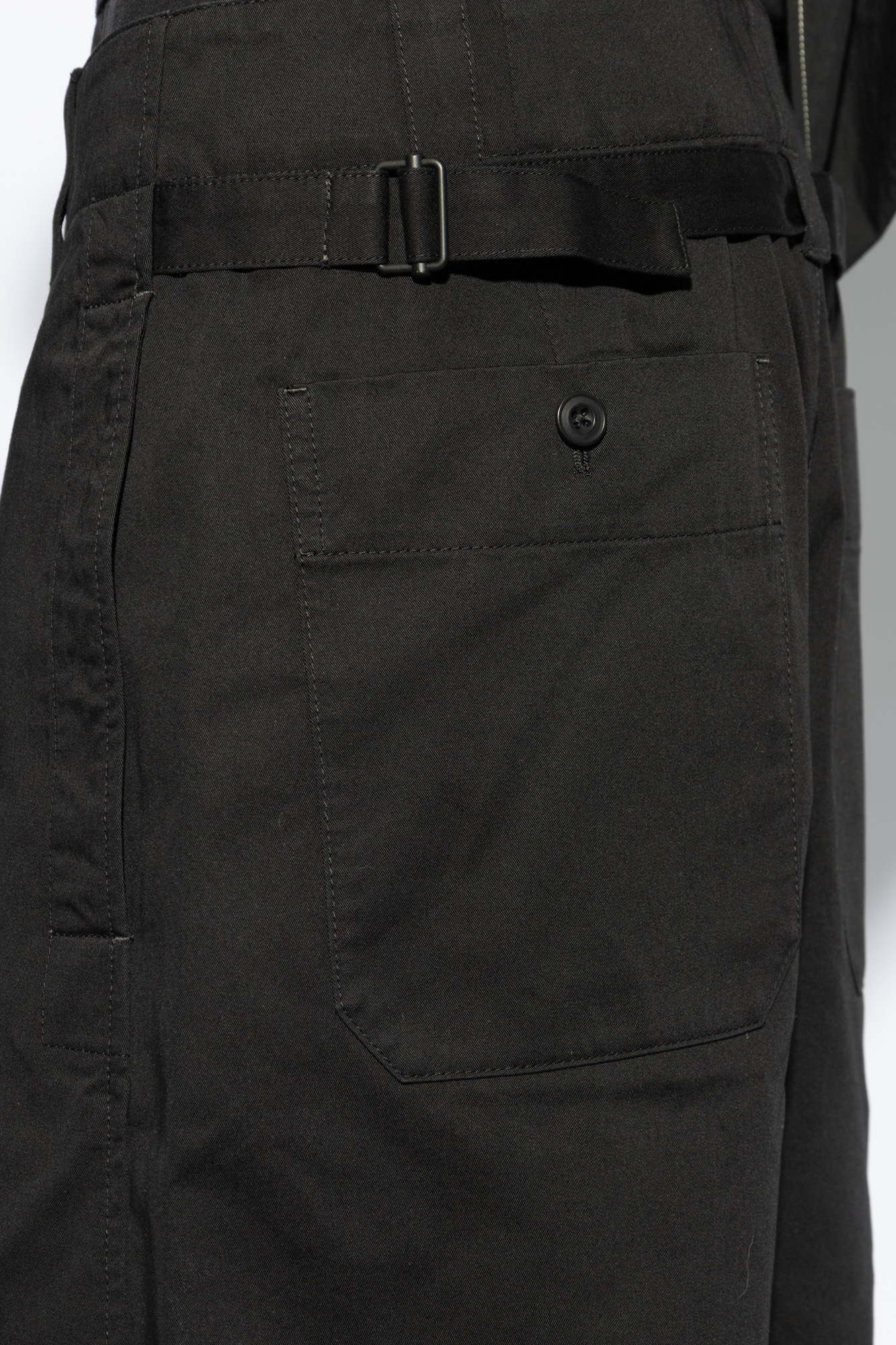 Lemaire Twill-weave Bermuda Shorts In Black