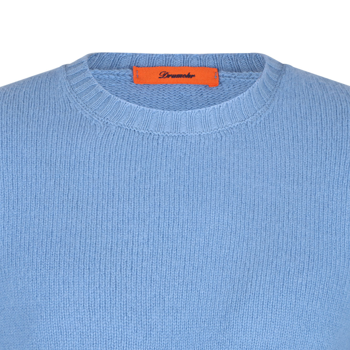 Drumohr Long-sleeved Sweater In Blue