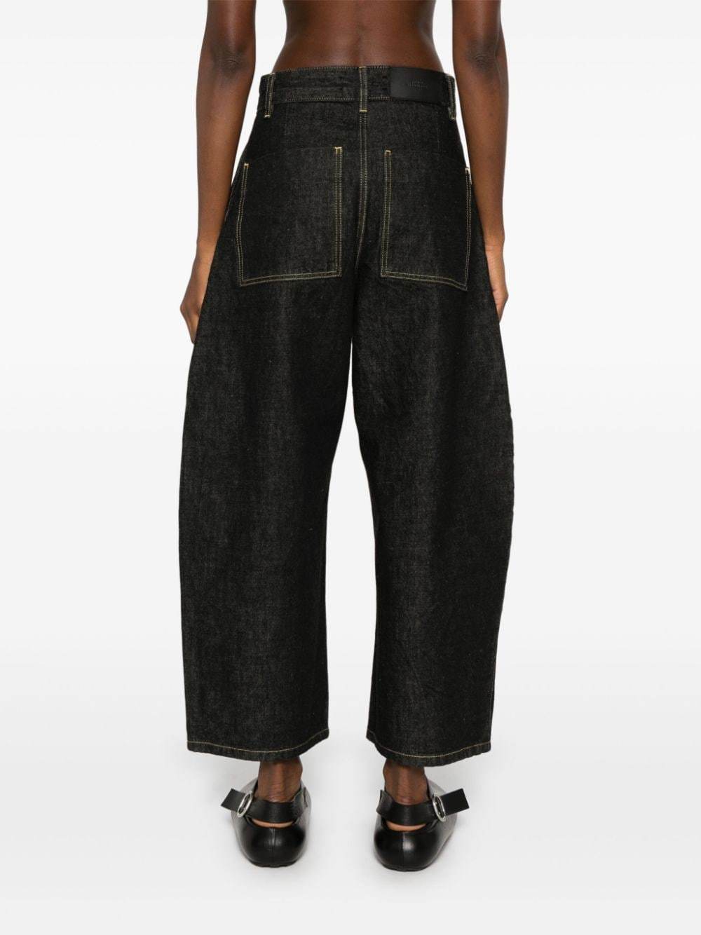 Studio Nicholson Belt-loop Jeans In Black