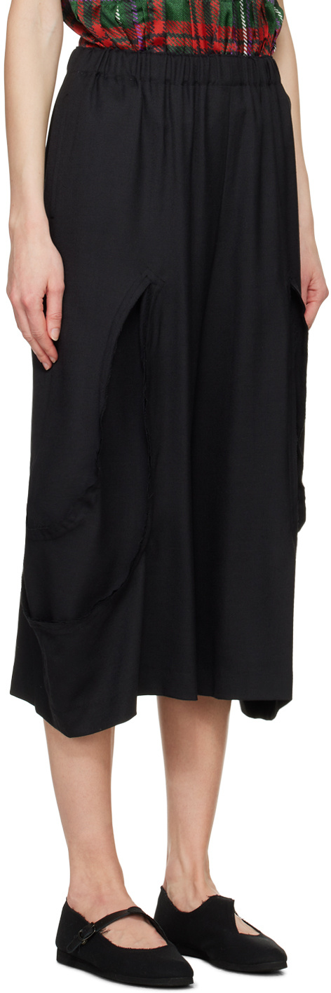 COMME DES GARÇONS COMME DES GARÇONS ASYMMETRIC-HEM TROUSERS