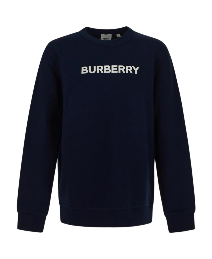 BURBERRY LOGO-PRINT LONG-SLEEVE SWEATSHIRT