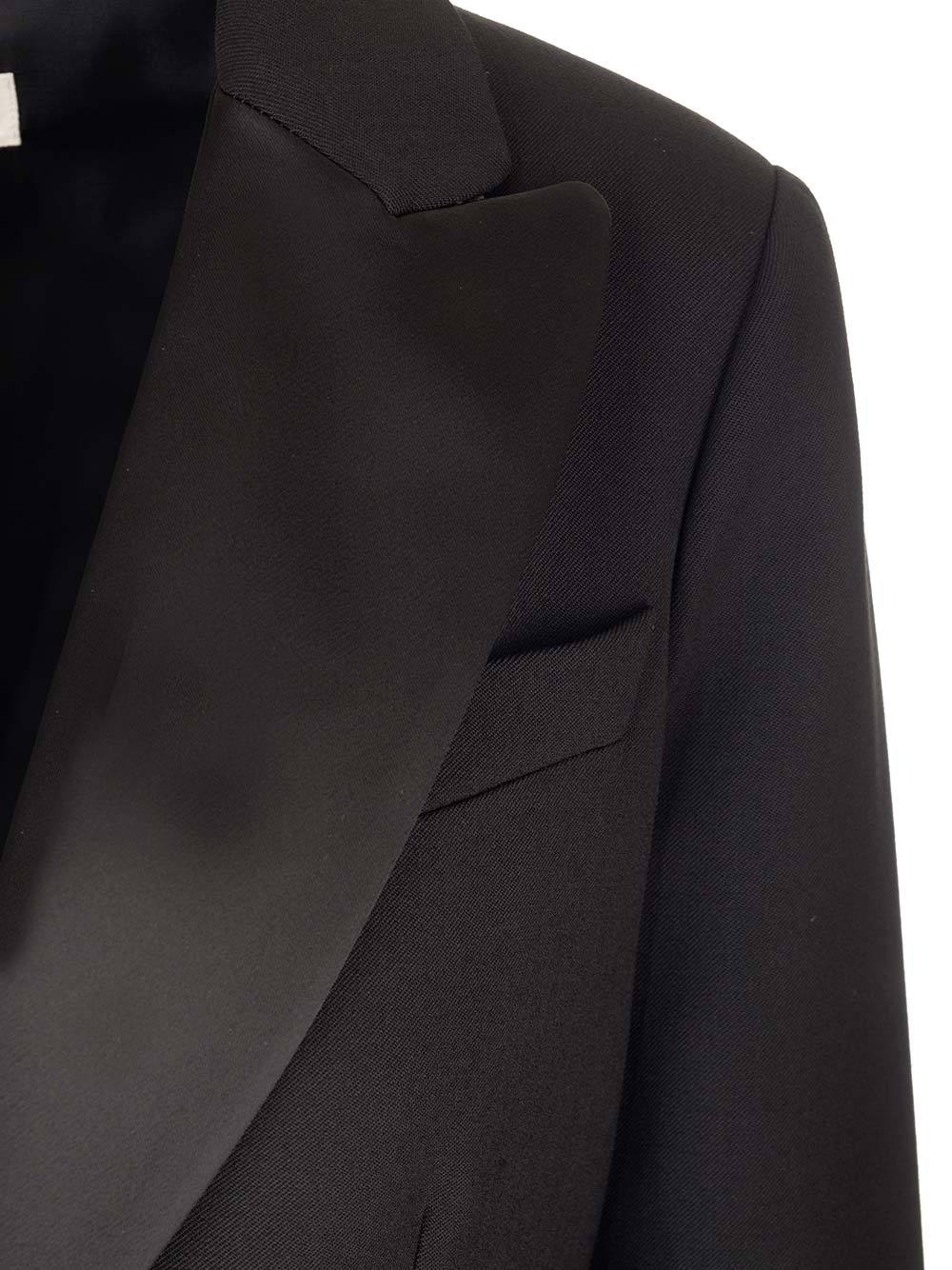 Shop P.a.r.o.s.h Liliuxy Single-breasted Blazer In Black