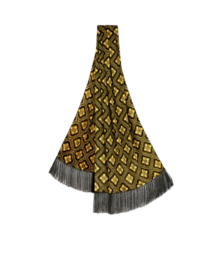Shop Etro Velvet Shrug Scarf In Brown