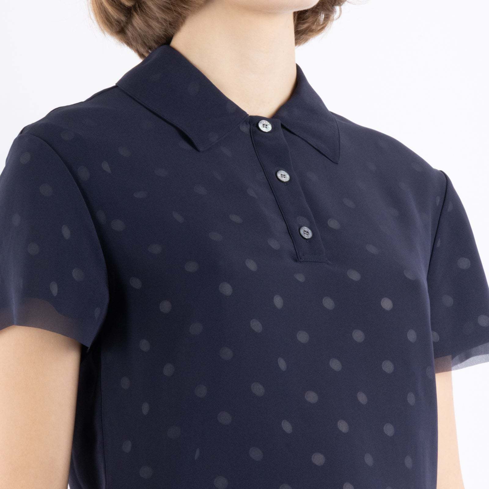 Shop Acne Studios Short Sleeve Polo Shirt In Black