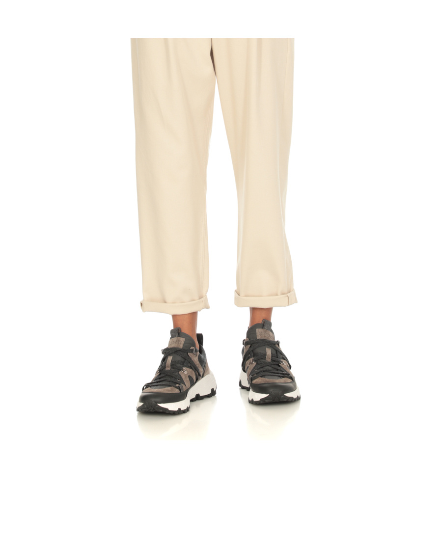 Brunello Cucinelli Leather Sneakers In Black