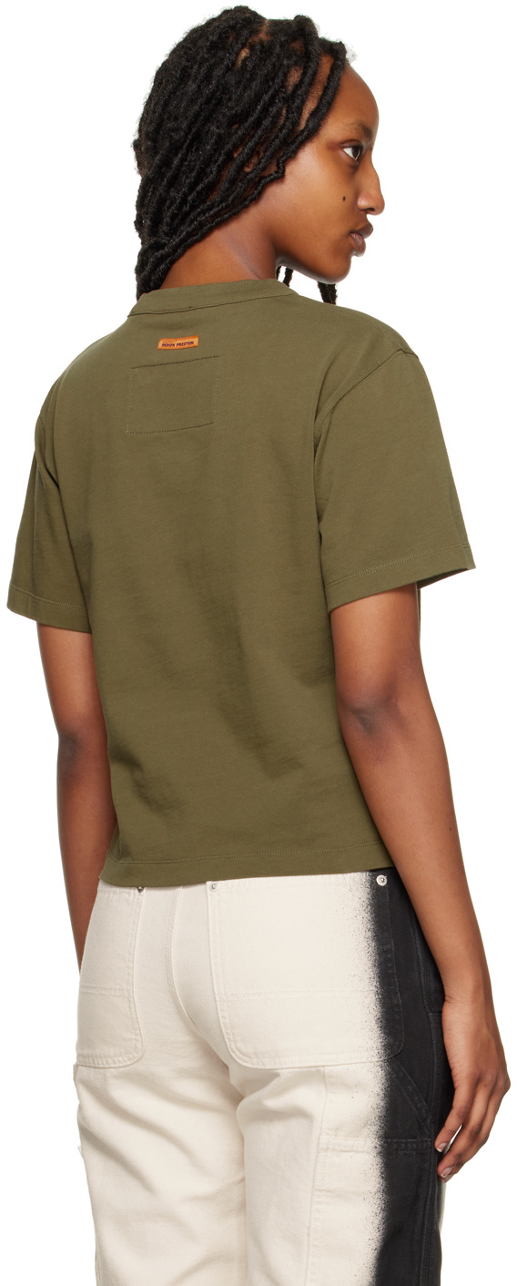 Heron Preston Logo Short-sleeved T-shirt In Green