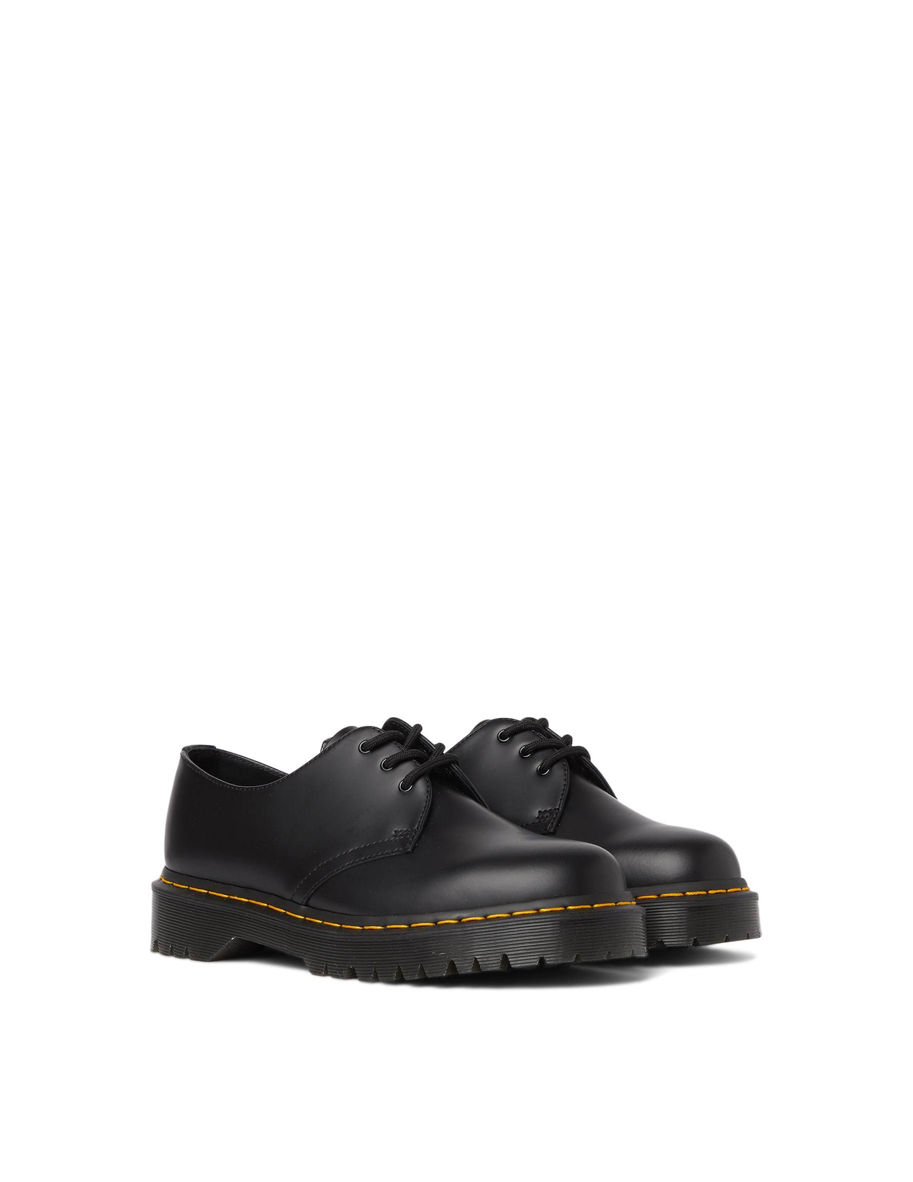 Dr. Martens' Dr. Martens Woman Lace-up Shoes Black Size 6 Leather In Black