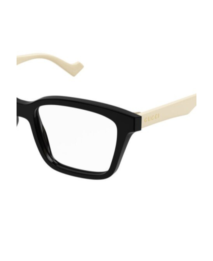 Gucci Rectangle-frame Clear Glasses In White