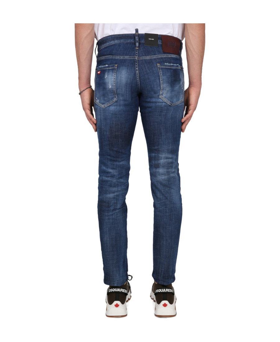 Dsquared2 Slim Fit Denim Jeans In Blue