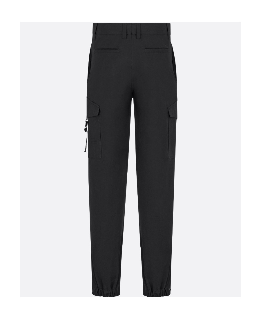 Dior Logo Casual Pants In Black