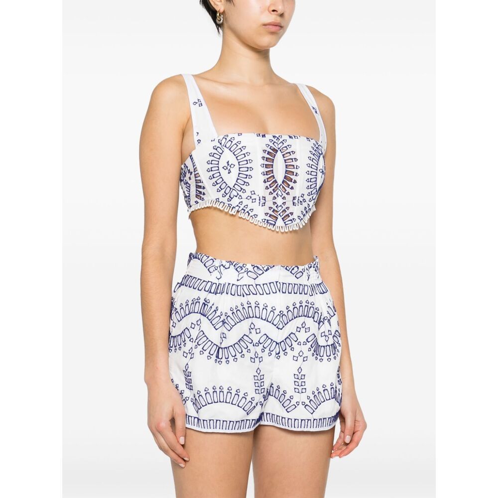 Charo Ruiz Hollowed Out Sling In White